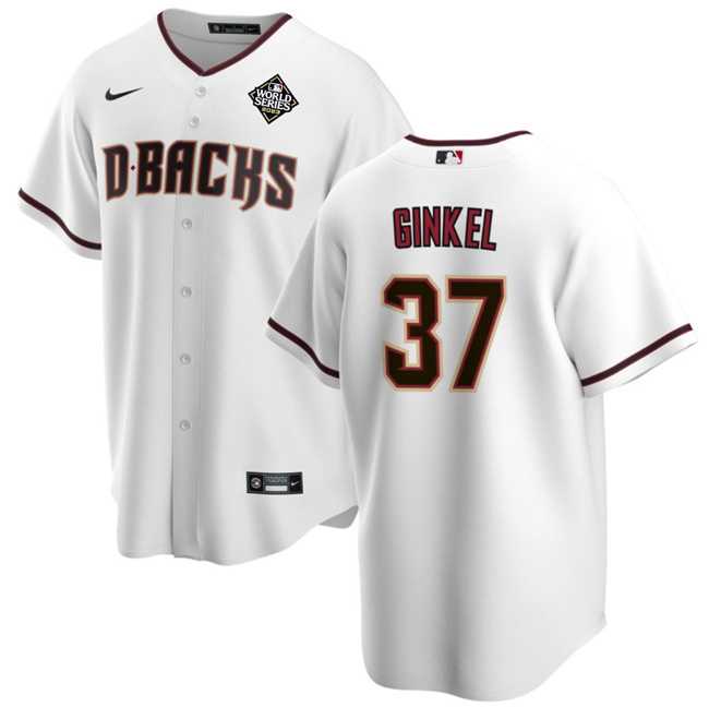 Men's Arizona Diamondbacks #37 Kevin Ginkel White 2023 World Series Cool Base Stitched Jersey Dzhi,We sell and wholesale Men's Arizona Diamondbacks #37 Kevin Ginkel White 2023 World Series Cool Base Stitched Jersey Dzhi on line form chian!